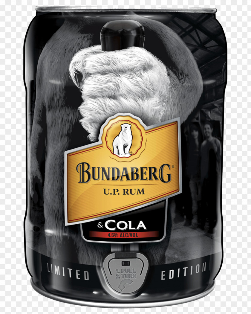 Rum Cola Bundaberg Alcoholic Drink PNG