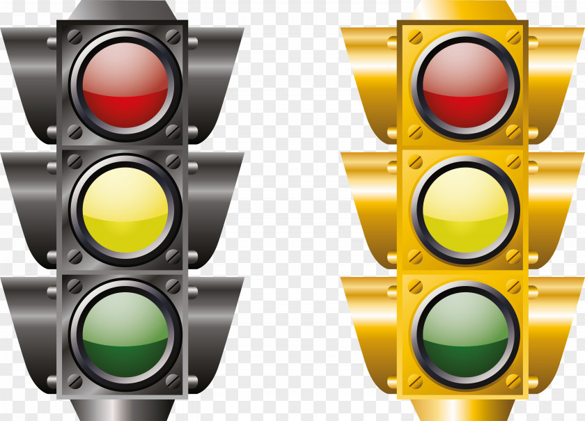 Sophisticated Traffic Lights Light Euclidean Vector Vecteur Icon PNG