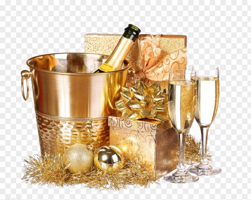 Barrel Champagne Material Free To Pull New Years Eve Gift Christmas PNG