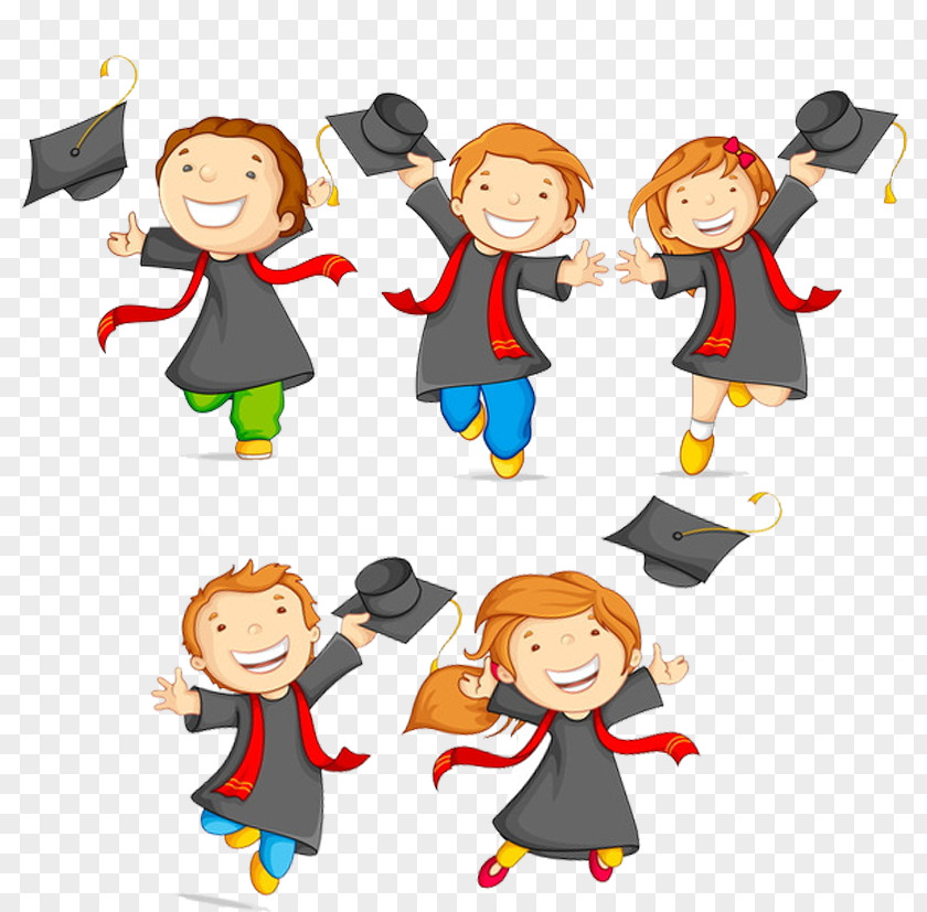 Cartoon Doctor Graduation Ceremony Pre-kindergarten Pre-school Clip Art PNG