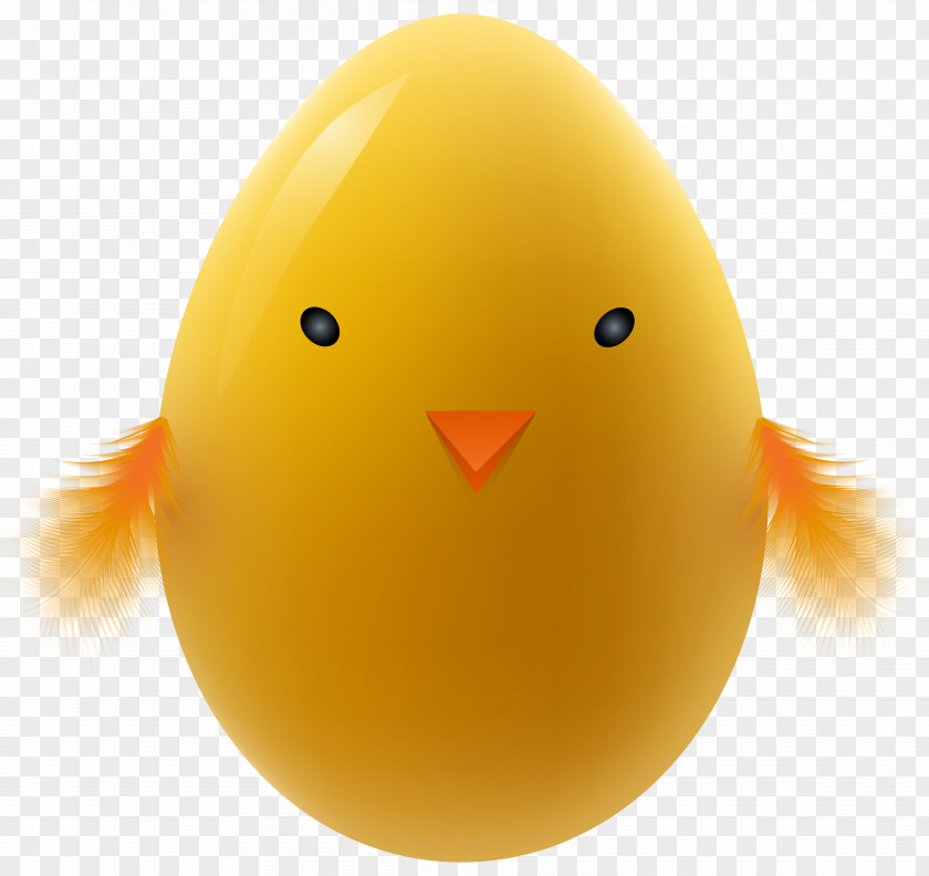Easter Chicken Egg Clip Art Image Beak Yellow Fruit PNG