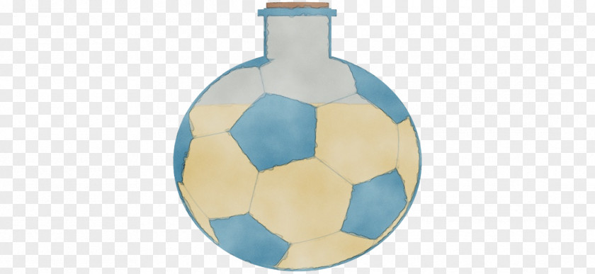 Football Ball Blue Aqua Turquoise Teal Bottle PNG
