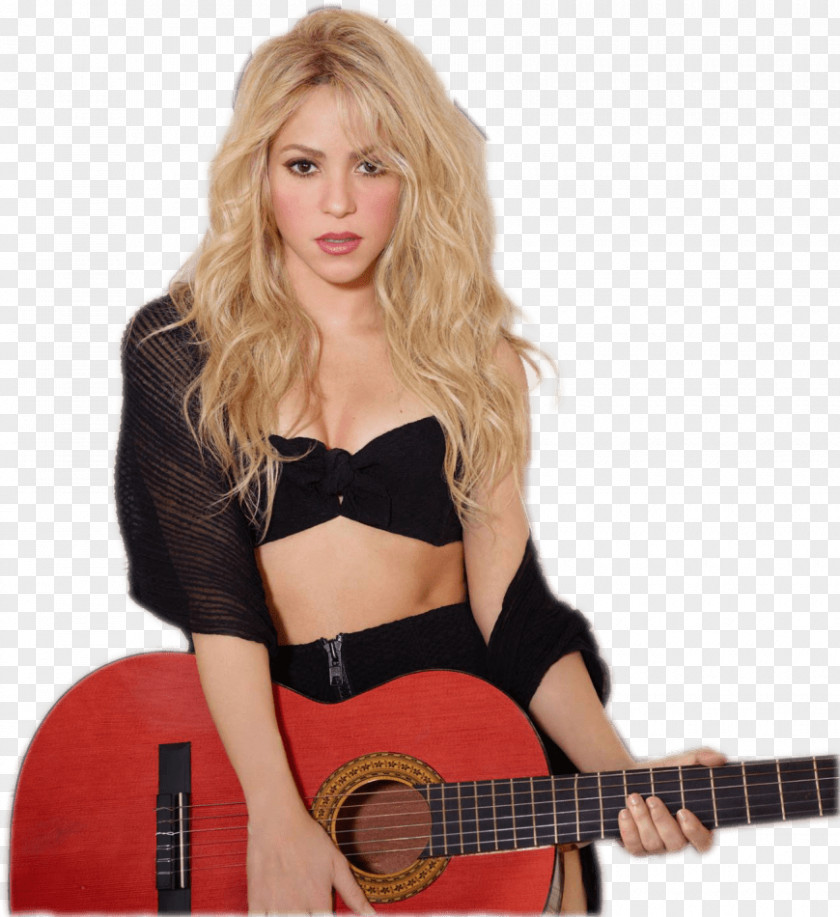 Shakira Guitar PNG Guitar, woman holding red guitar clipart PNG