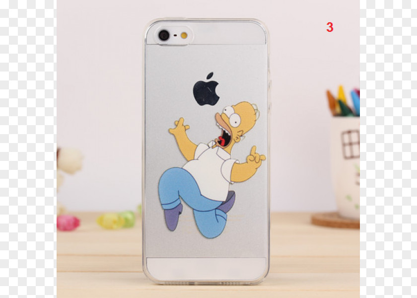 Smartphone IPhone 6 5 4S Homer Simpson PNG