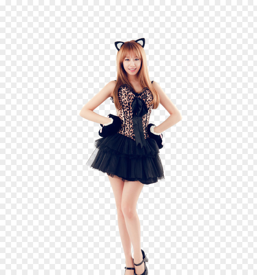 T-ara Sexy Love K-pop Girls' Generation PNG Generation, asian girl, woman standing wearing leopard costume clipart PNG