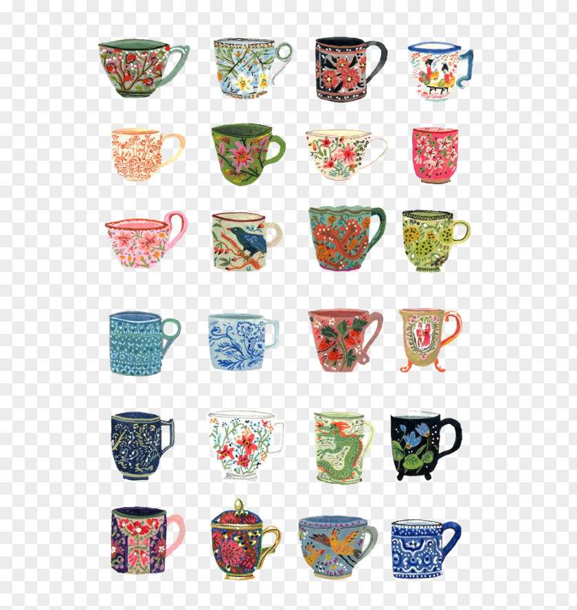 Tea Teacup Illustration Art Drawing PNG