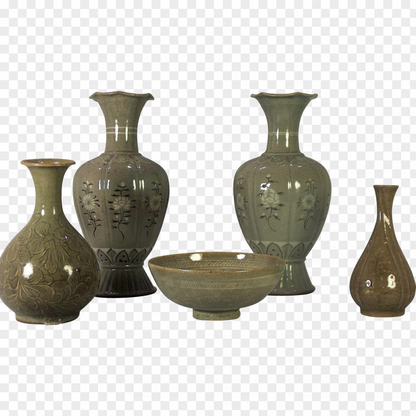 Vase Goryeo Korea Pottery Ceramic PNG