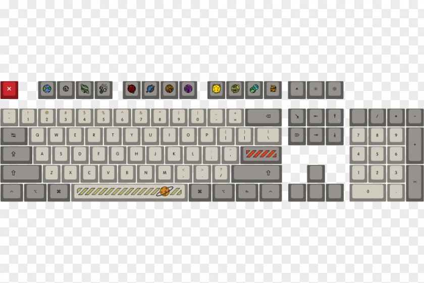 Wasd Keys Computer Keyboard Space Bar Numeric Keypads Keycap Roccat Isku FX PNG