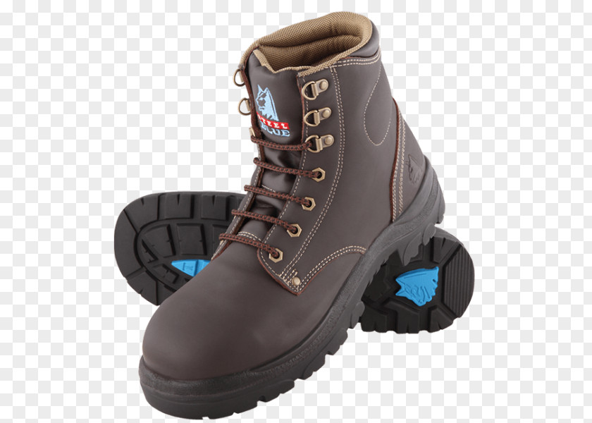 Boot Steel-toe Steel Blue Nubuck PNG