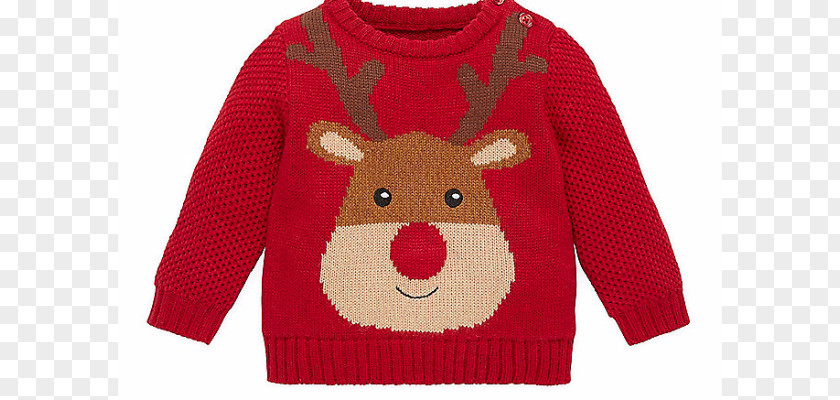 Christmas Jumper Reindeer Sweater Bluza Sleeve Outerwear PNG
