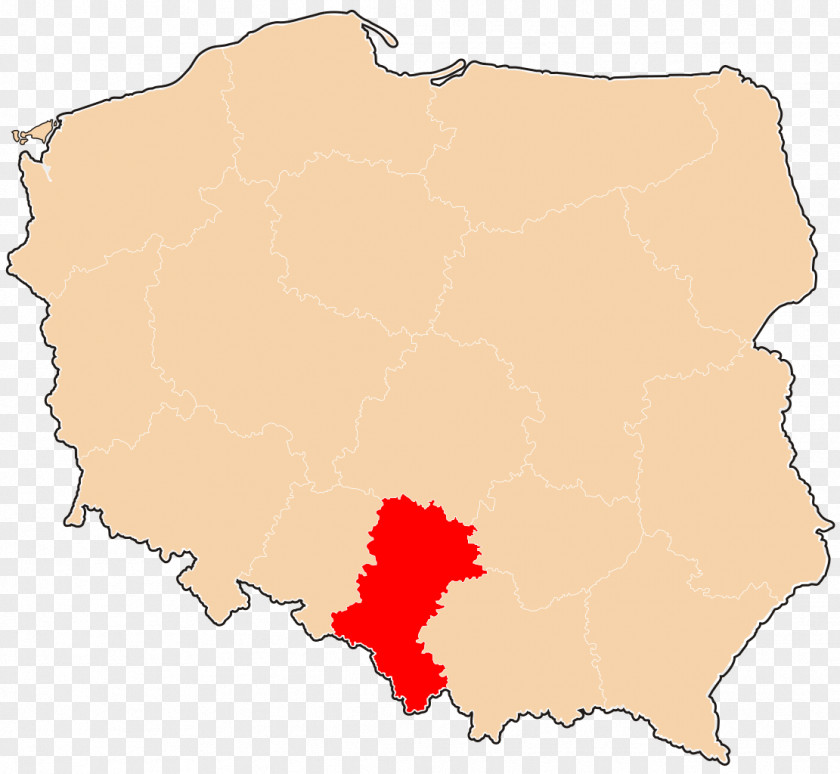 Map Warmian-Masurian Voivodeship Lesser Poland Silesian Administrative Divisions Of PNG