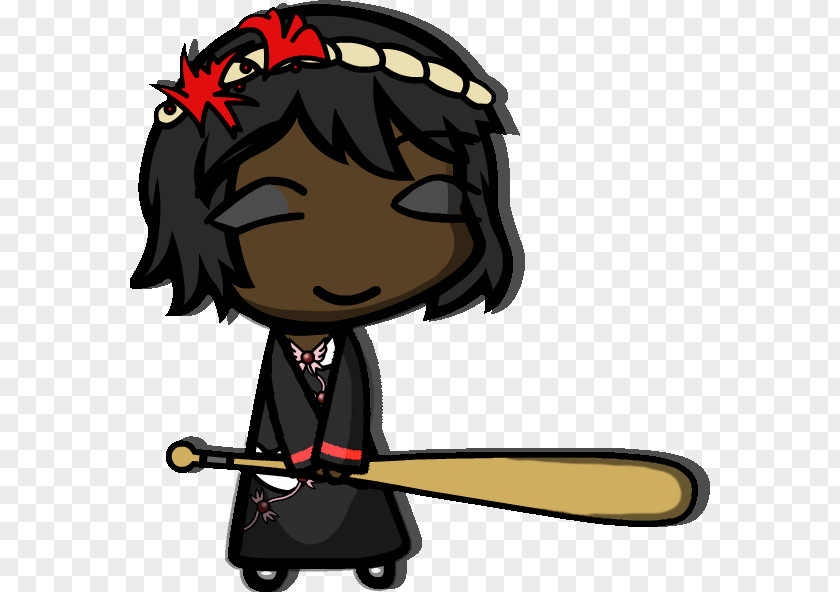Spiked Baseball Bat Store Clip Art Illustration Black Hair Product Character PNG