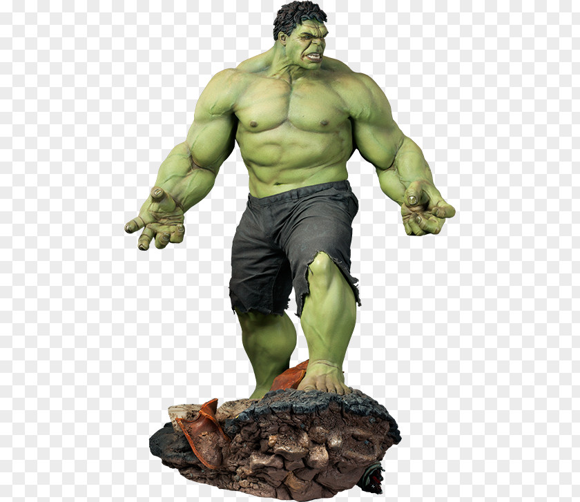 Hulk Black Widow Marvel Cinematic Universe Superhero Statue PNG