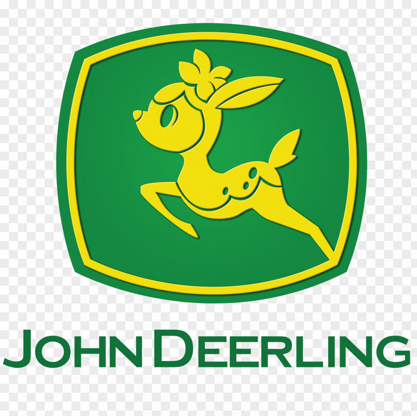 John Deere Logo Tractor Agricultural Machinery Company Product PNG