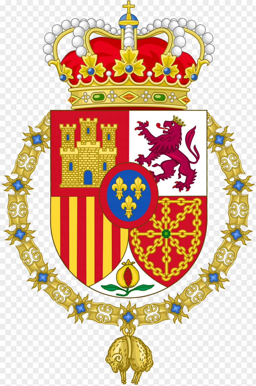 Royal Monarchy Of Spain Coat Arms The King PNG