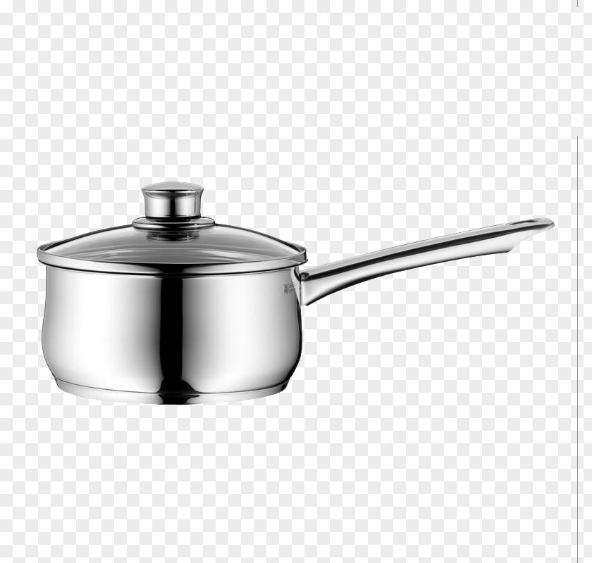 Small Stainless Steel Milk Pot Cookware And Bakeware WMF Group Frying Pan Casserola PNG
