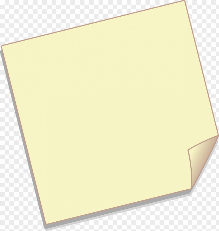 Sticky Notes Paper Rectangle Square Material PNG