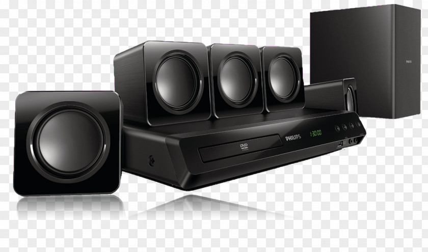 Dvd Home Theater Systems HTD 3510 5.1 Heimkinosystem DVD Player Hardware/Electronic Surround Sound Philips Cinema PNG