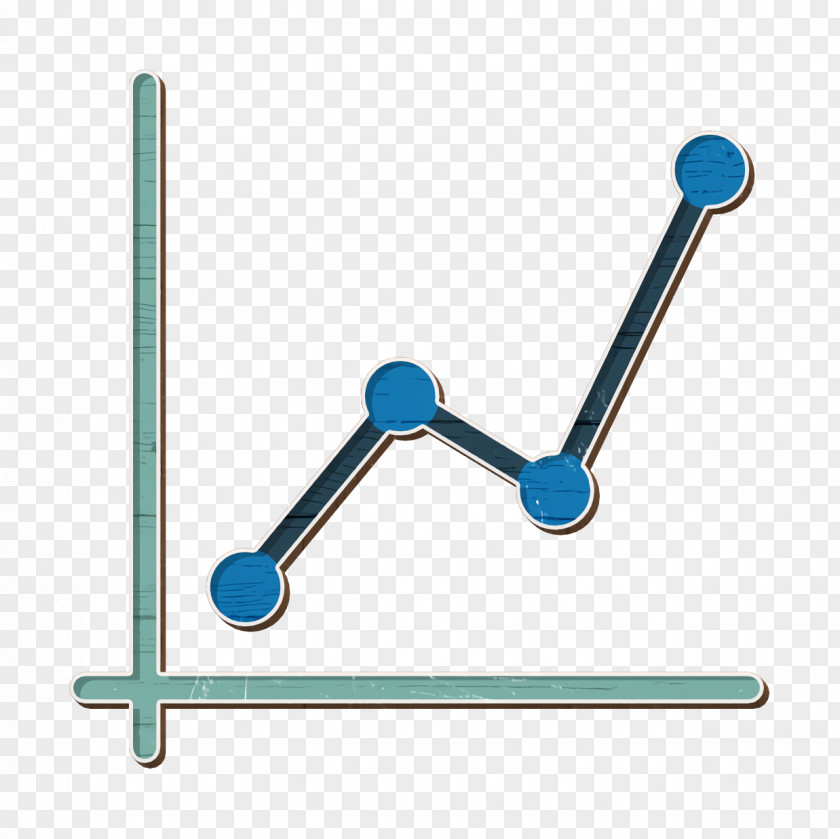 Line Chart Icon Graphic Business PNG