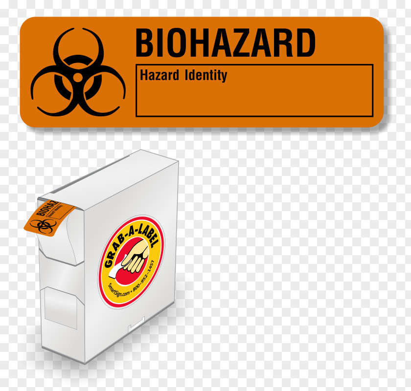 Paper Label Biological Hazard Sticker Warning PNG