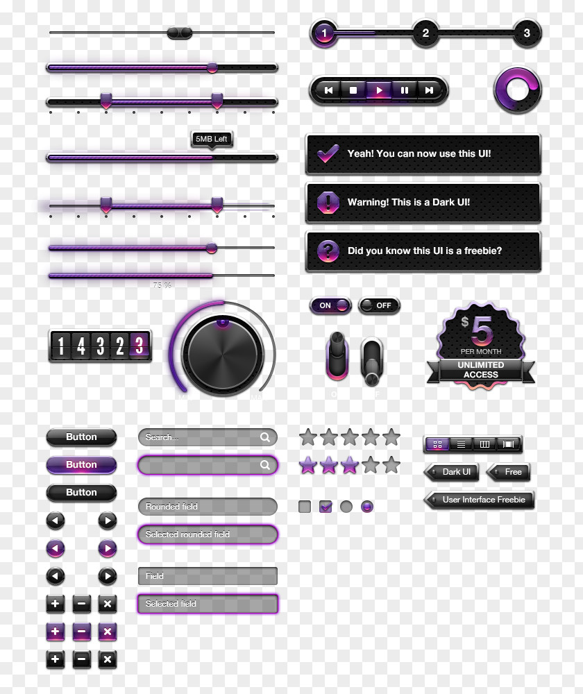 Purple Texture UI Button Euclidean Vector Icon PNG