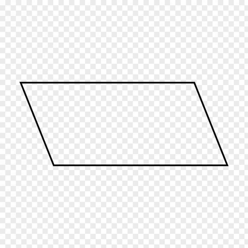 Rectangle Shape Parallelogram Geometry Area Line PNG