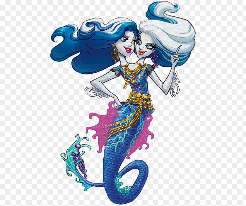 Sea Pearl Monster High: Ghoul Spirit Doll PNG