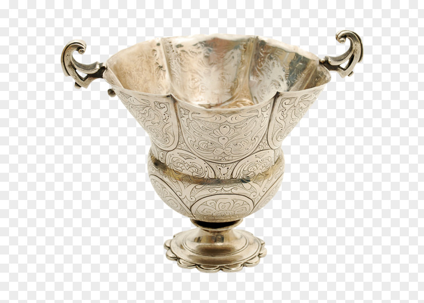 Silver Cup 18th Century 17th Repoussé And Chasing Vase PNG