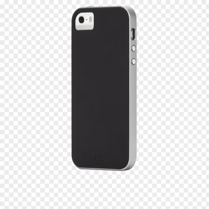 Smartphone Case-Mate Black & Silver Apple Futerał PNG