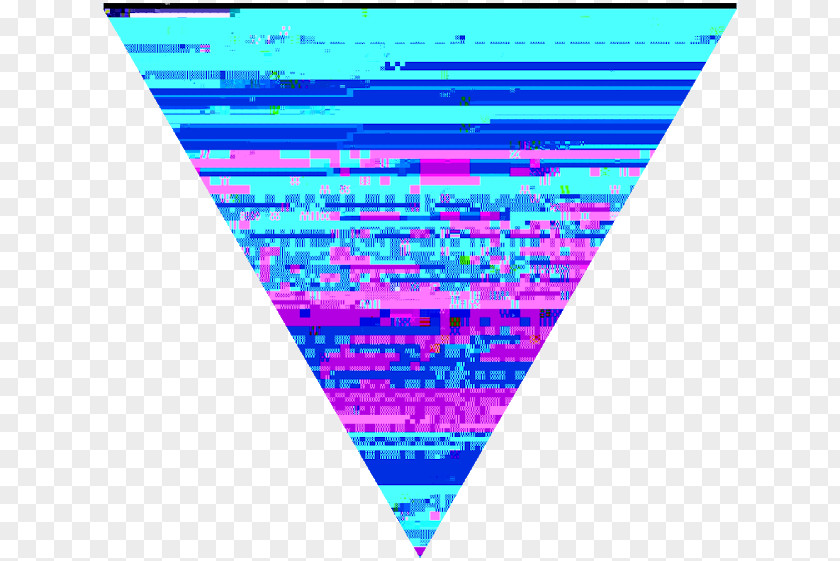 Glitch Art ASCII Pattern PNG