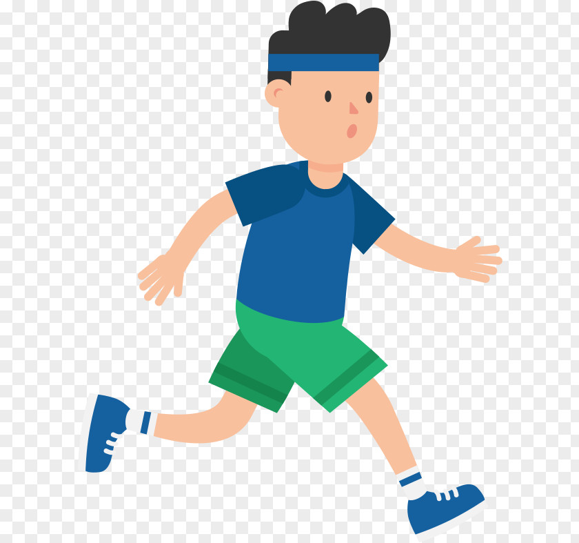 Jumping Child Exercise Cartoon PNG
