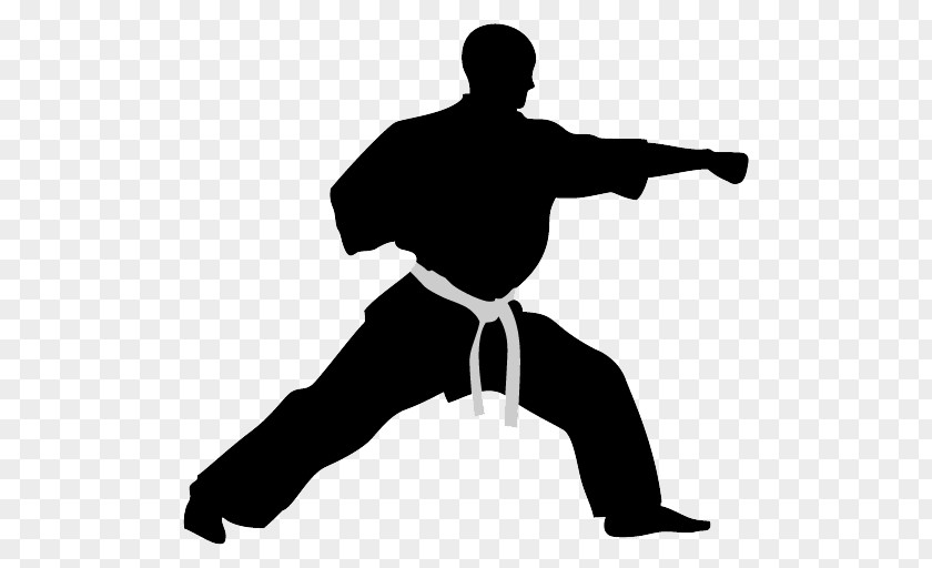 Karate Action Figures Martial Arts Punch Icon PNG