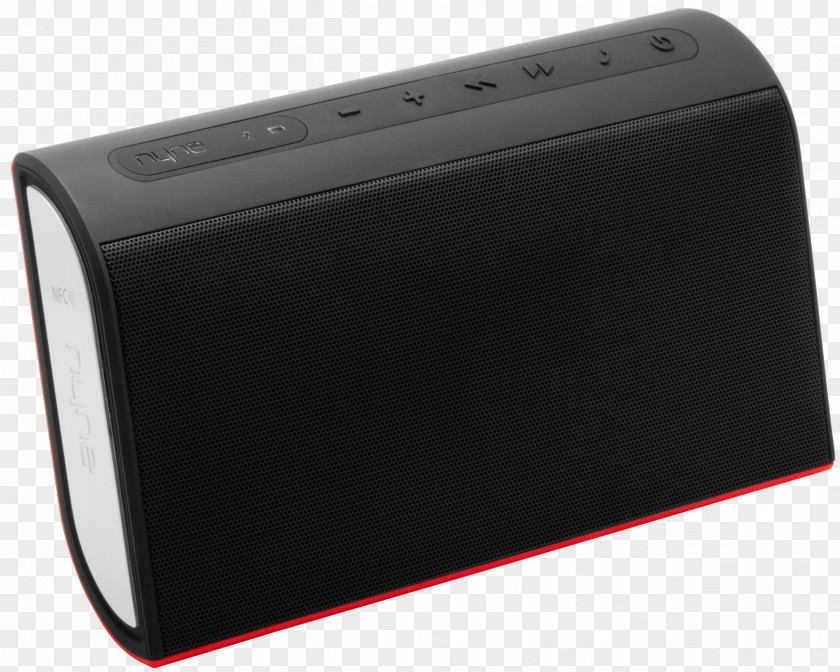 Laptop Loudspeaker Wireless Speaker NYNE TT, Portable Bluetooth 4.0-speaker, 2200mAh Li-ion, NFC, BL/sil PNG
