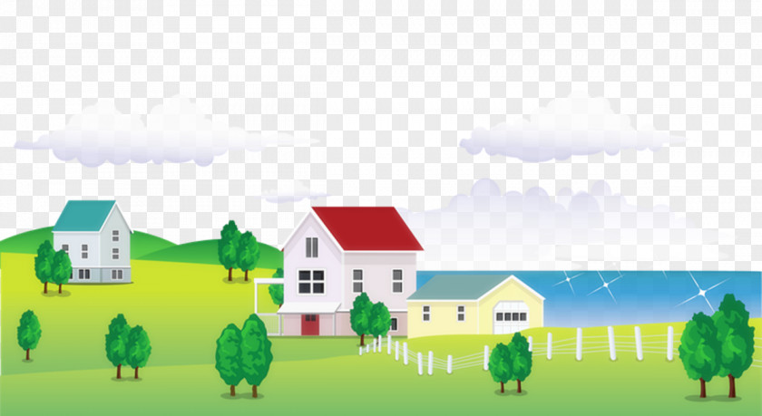 Mountain Village Vector Graphics Clip Art Image Drawing PNG
