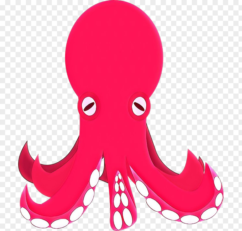 Carmine Shoe Octopus Cartoon PNG