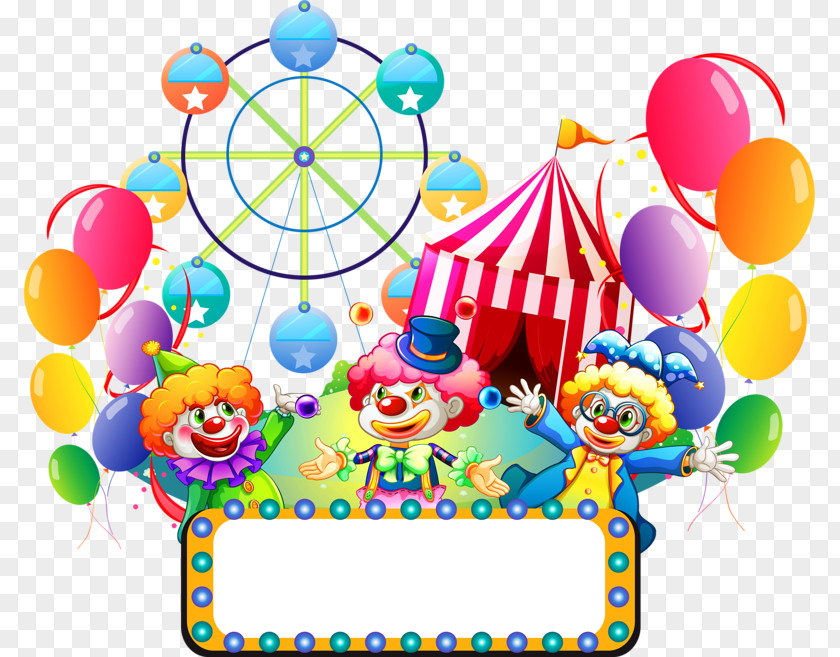 Circus Clown Fair PNG