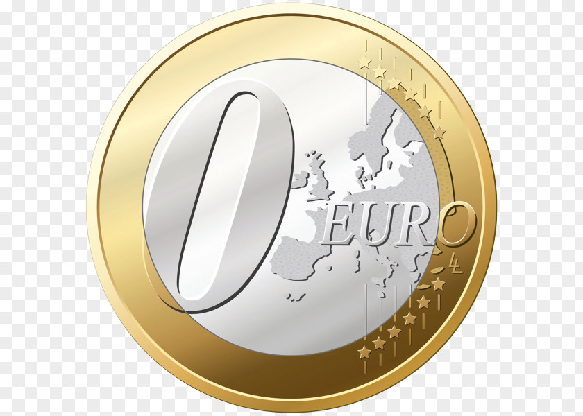 Euro Coins 1 Coin PNG