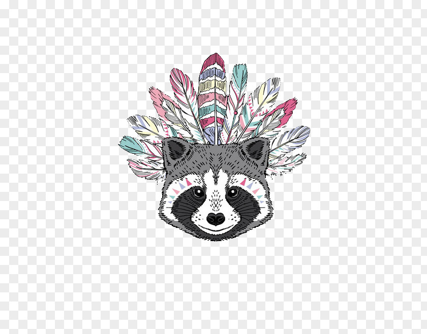 Panda Raccoon T-shirt Drawing Illustration PNG