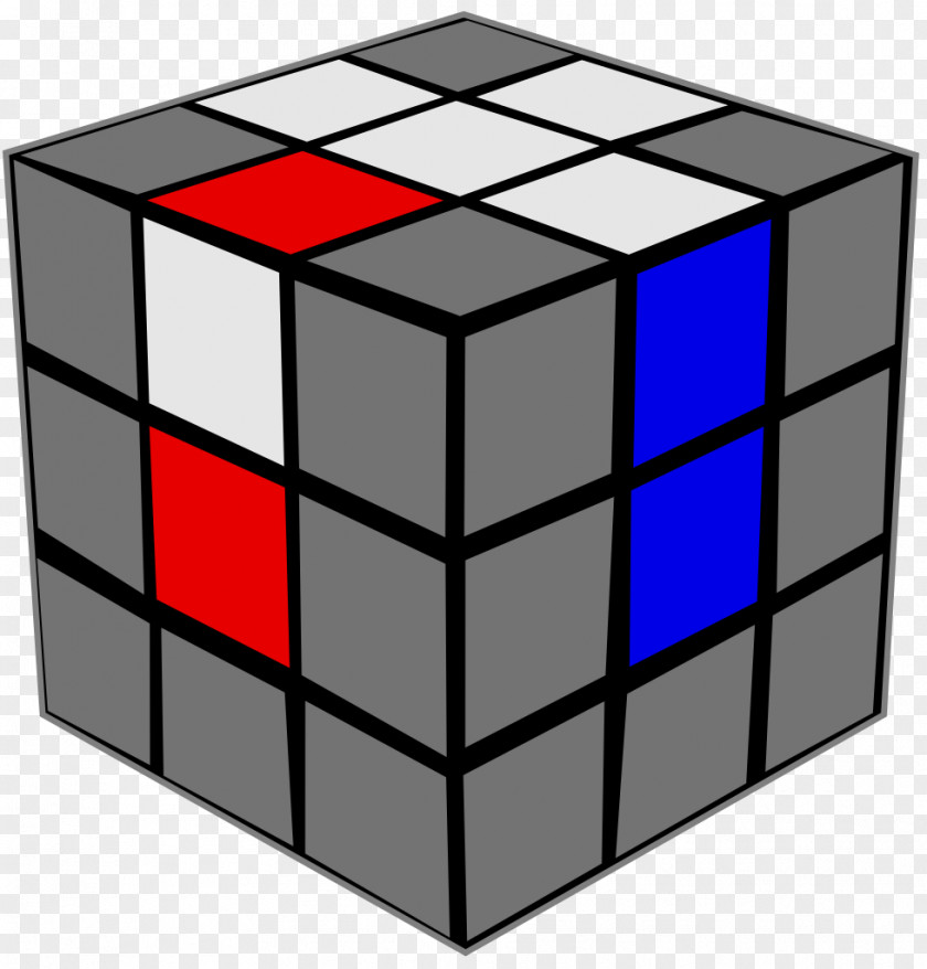 Cube Rubik's CFOP Method Clip Art Puzzles: 101 Puzzles To Test Your Brain Power PNG