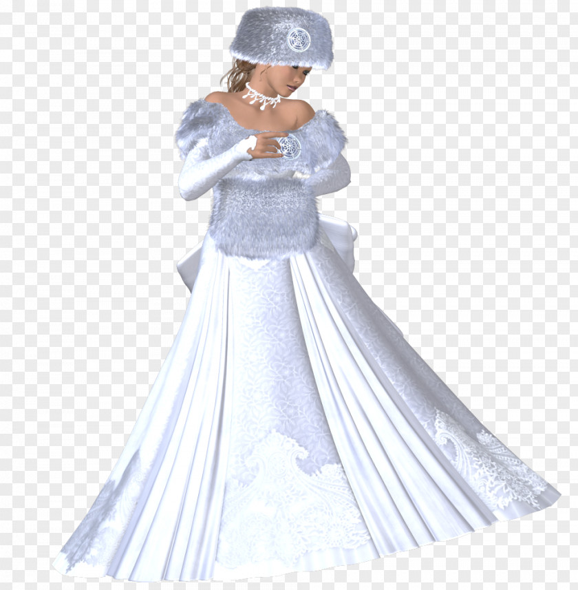 Dress Wedding Party Gown Bride PNG