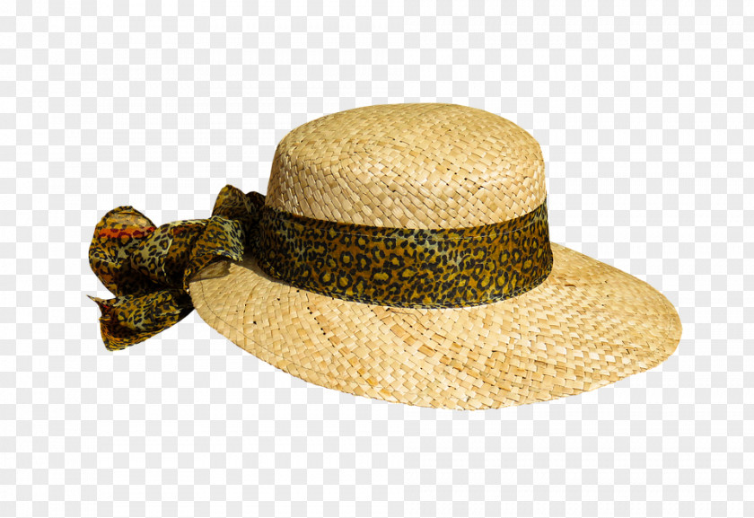 Hat Straw Sun Fedora Headgear PNG