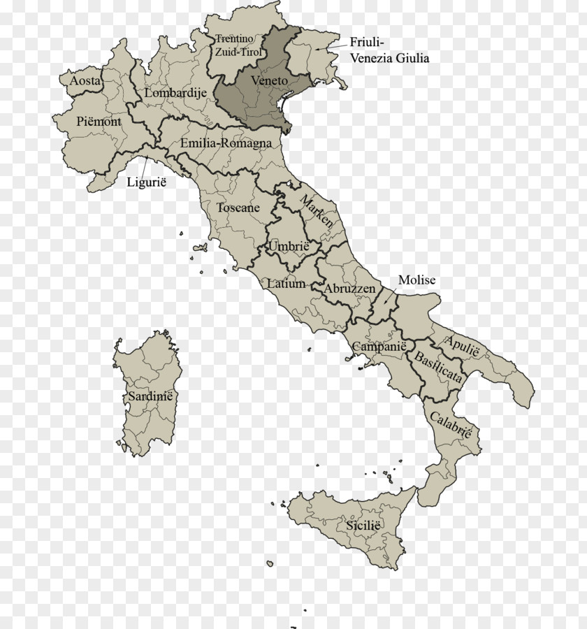 Italy Italian Institutional Referendum, 1946 Map Unification Vector Graphics PNG
