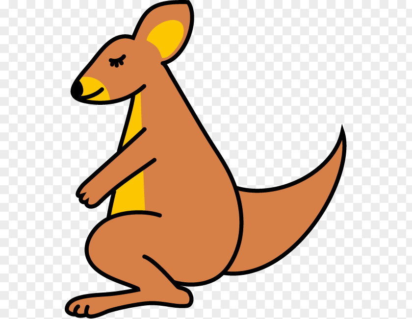 Kangaroo Macropodidae Red Fox Clip Art PNG