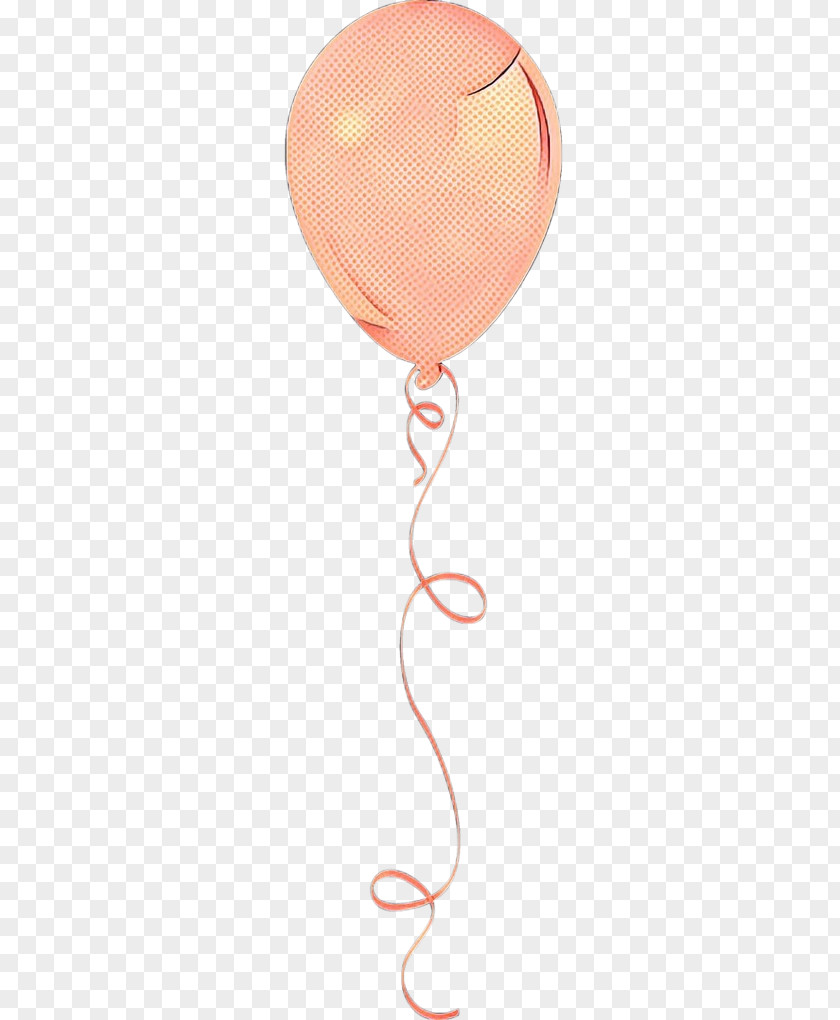 Party Supply Peach Pink Balloon PNG