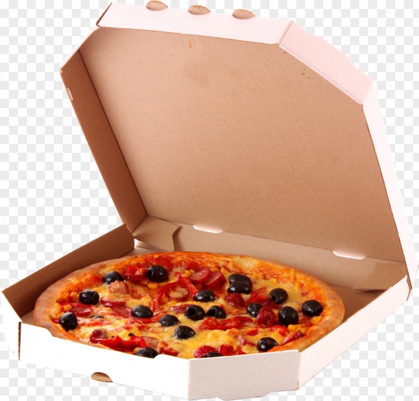 Pizza Sicilian Take-out Box Delivery PNG