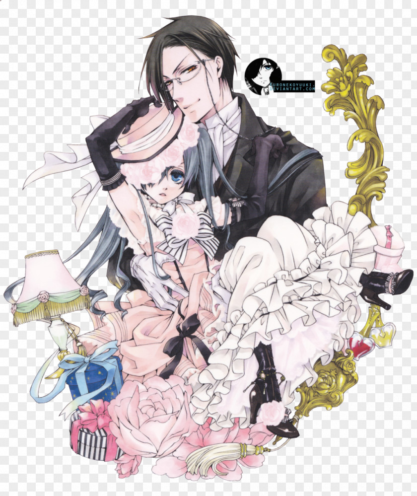 Sebastian Ciel Phantomhive Black Butler Michaelis YouTube Art PNG