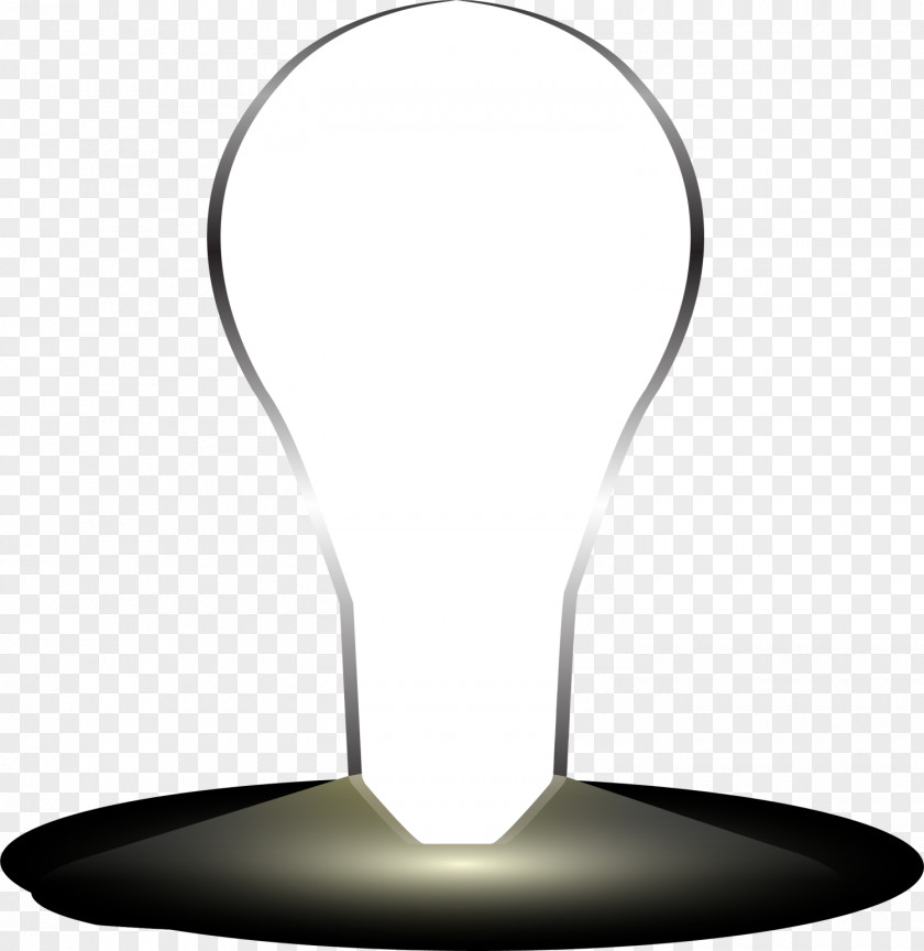 Silver Line Light Bulb Download Icon PNG