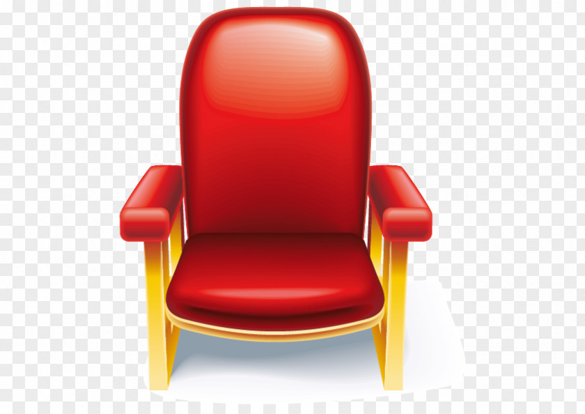 Vector Red Sofa Chair Cinema PNG