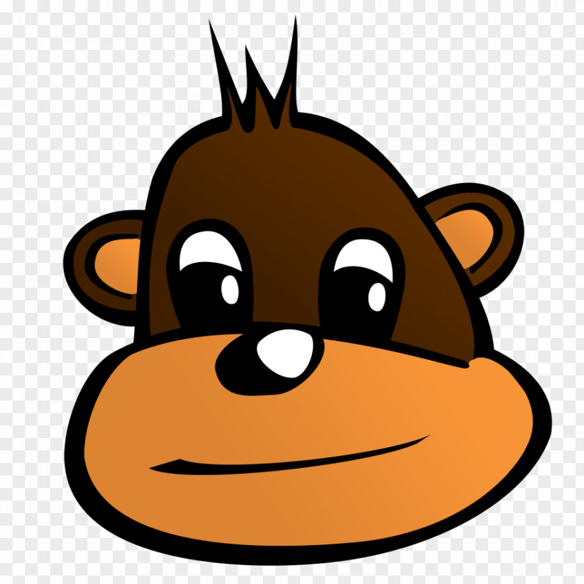 Cartoon Chimpanzee Primate Monkey Clip Art PNG