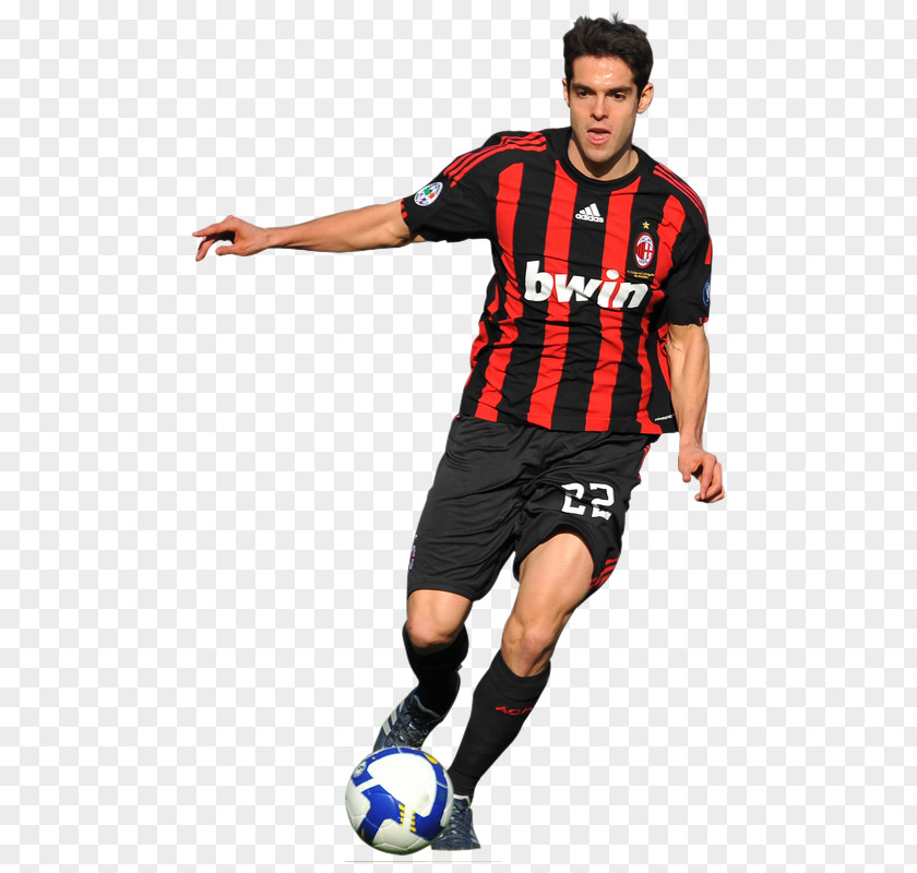 Football Kaká Jersey Soccer Player A.C. Milan Brazil National Team PNG